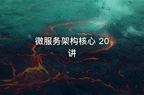 微服务架构核心 20 讲 - getfromcode