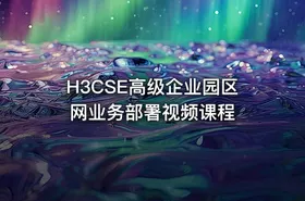 H3CSE高级企业园区网业务部署视频课程