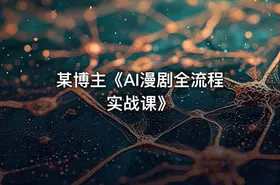 某博主《AI漫剧全流程实战课》