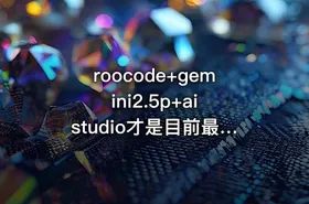 roocode+gemini2.5p+ai studio才是目前最好的编程选择+使用教程实例