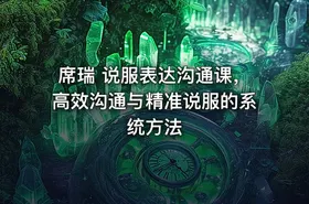 席瑞 说服表达沟通课，高效沟通与精准说服的系统方法