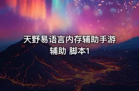 天野易语言内存辅助手游辅助 脚本1