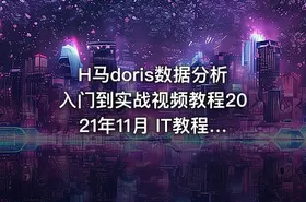 H马doris数据分析入门到实战视频教程2021年11月 IT教程吧 - getfromcode