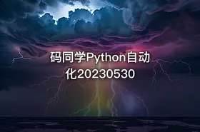 码同学Python自动化20230530