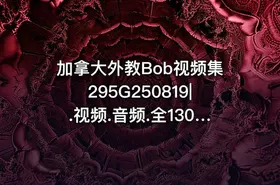 加拿大外教Bob视频集295G250819|.视频.音频.全130集.英字 - getfromcode