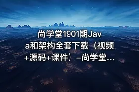 尚学堂1901期Java和架构全套下载（视频+源码+课件）-尚学堂java百战程序员视频教程
