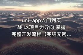 uni-app入门到实战 以项目为导向 掌握完整开发流程（完结无密）