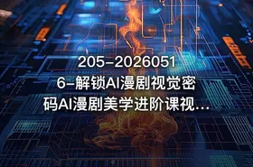 205-20260516-解锁AI漫剧视觉密码AI漫剧美学进阶课视觉叙事技巧色彩构图角色控制全掌握轻松打造高质感漫剧更多资源 - getfromcode