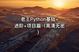 老王Python基础+进阶+项目篇（高清无密）