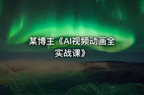 某博主《AI视频动画全实战课》