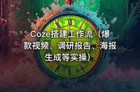 Coze搭建工作流（爆款视频、调研报告、海报生成等实操） - getfromcode