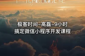 极客时间-高磊-9小时搞定微信小程序开发课程