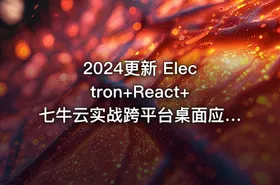 2024更新 Electron+React+七牛云实战跨平台桌面应用|已完结