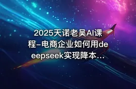 2025天诺老吴AI课程-电商企业如何用deeepseek实现降本提效