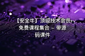 【安全牛】顶级技术会员免费课程集合 - 带源码课件