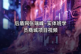 后盾网张瑞峰-实体班学员商城项目视频