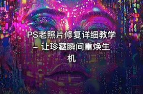 PS老照片修复详细教学 - 让珍藏瞬间重焕生机