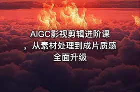 AIGC影视剪辑进阶课，从素材处理到成片质感全面升级
