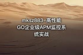 mksz883-高性能GO企业级APM监控系统实战