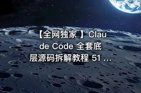 【全网独家 】Claude Code 全套底层源码拆解教程 51 节完整无删减视频