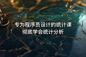 专为程序员设计的统计课 彻底学会统计分析