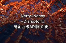 Netty+Nacos+Disruptor自研企业级API网关|更新至10章 - getfromcode