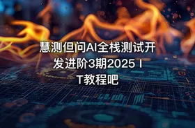 慧测但问AI全栈测试开发进阶3期2025 IT教程吧