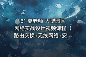51 夏老师 大型园区网络实战设计视频课程（路由交换+无线网络+安全+优化）
