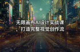 无限画布AI设计实战课，打造完整视觉创作流