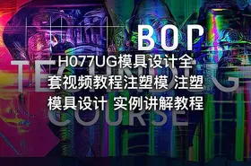 H077UG模具设计全套视频教程注塑模 注塑模具设计 实例讲解教程 - getfromcode