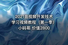 2021音视频开发技术学习视频教程（第一季）小码哥 价值2800