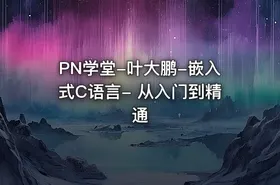 PN学堂-叶大鹏-嵌入式C语言- 从入门到精通