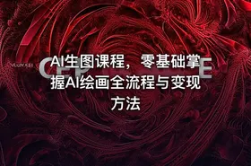 AI生图课程，零基础掌握AI绘画全流程与变现方法