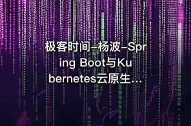 极客时间-杨波-Spring Boot与Kubernetes云原生微服务实践