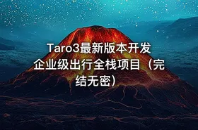 Taro3最新版本开发企业级出行全栈项目（完结无密） - getfromcode