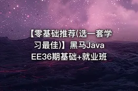 【零基础推荐(选一套学习最佳)】黑马JavaEE36期基础+就业班