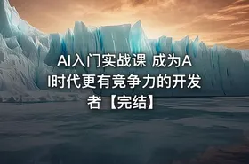 AI入门实战课 成为AI时代更有竞争力的开发者【完结】