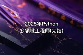 2025年Python多领域工程师(完结)