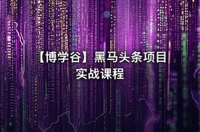 【博学谷】黑马头条项目实战课程