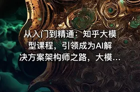 从入门到精通：知乎大模型课程，引领成为AI解决方案架构师之路，大模型实战课程