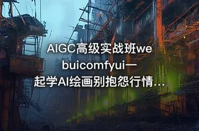 AIGC高级实战班webuicomfyui一起学AI绘画别抱怨行情聪明人已经站在风口上 - getfromcode