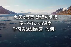 九天&菜菜 数据技术课堂-PyTorch深度学习实战训练营（5期）