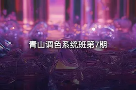 青山调色系统班第7期