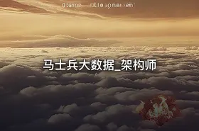 马士兵大数据_架构师