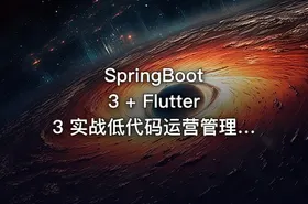 SpringBoot 3 + Flutter3 实战低代码运营管理 736 更新中
