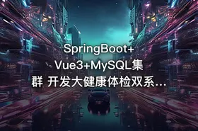 SpringBoot+Vue3+MySQL集群 开发大健康体检双系统