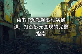 读书IP短视频变现实操课，打造多元变现的完整指南