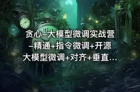 贪心-大模型微调实战营-精通+指令微调+开源大模型微调+对齐+垂直领域应用 - getfromcode