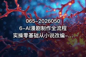 065-20260506-AI漫剧制作全流程实操零基础从小说改编-角色场景-分镜生成-剪辑成片一步到位小白也能独立做漫剧更多资源 - getfromcode