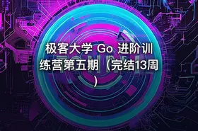 极客大学 Go 进阶训练营第五期（完结13周）
